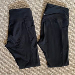 Two pairs DSG Black leggings